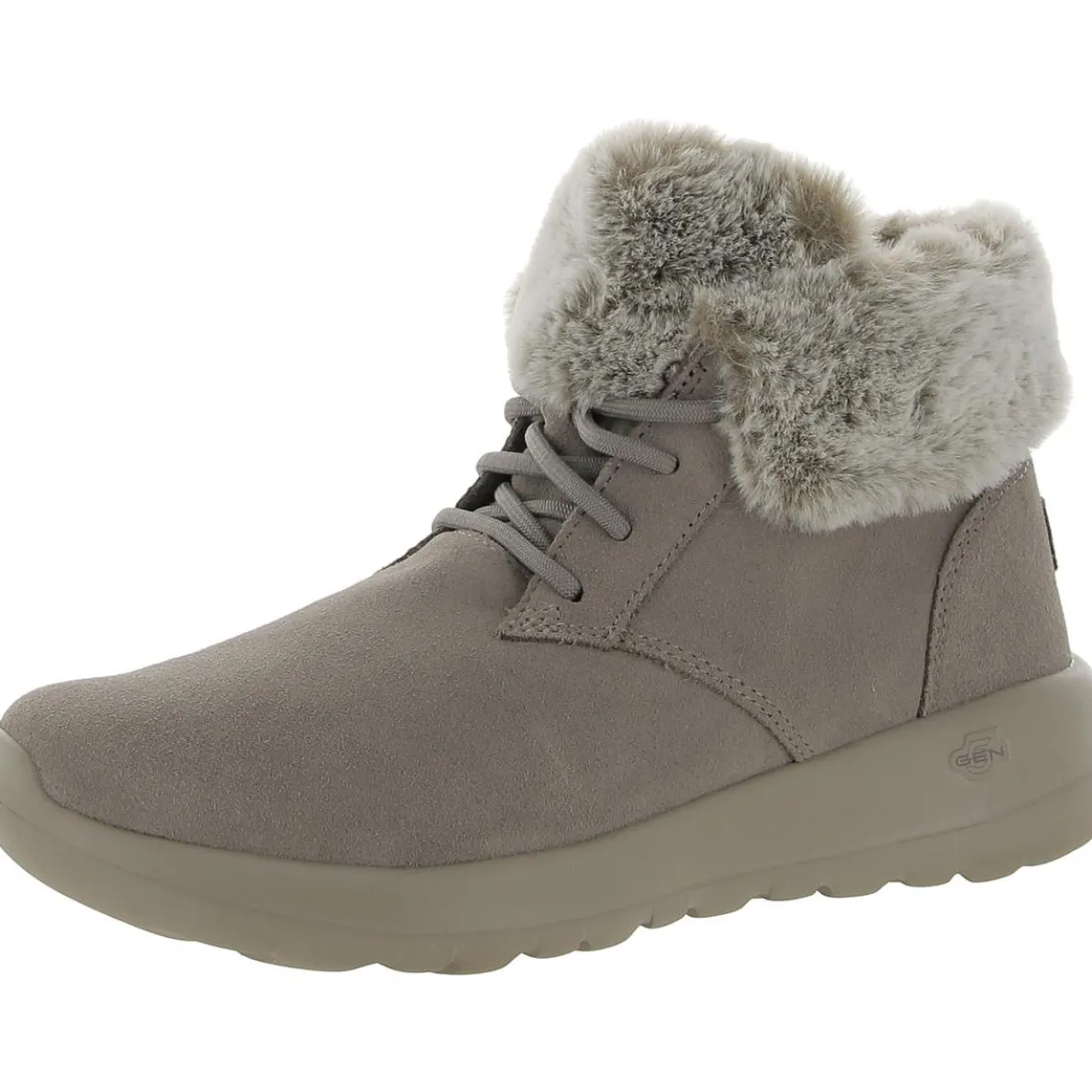 Plush Dreams Leather Faux Fur Winter & Snow Boots
