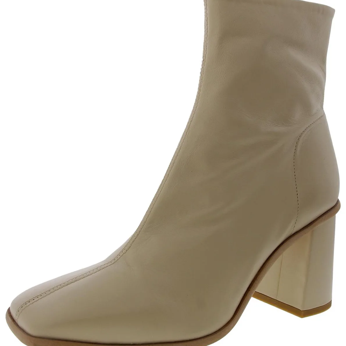 4433419 Zipper Leather Ankle Boots