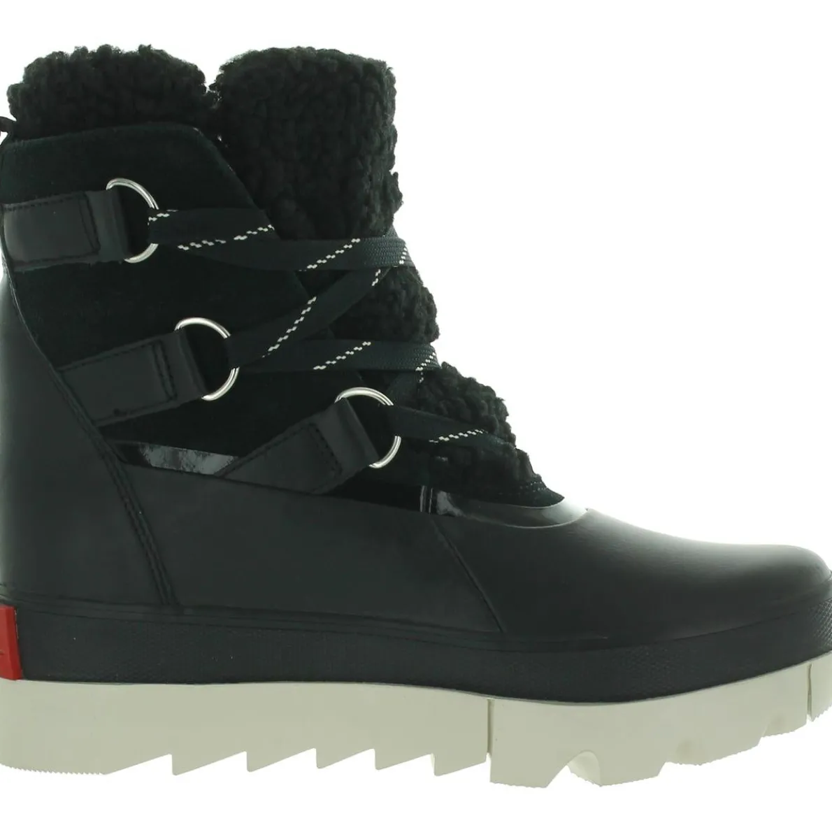 Joan Of Artic Suede Ankle Wedge Boots