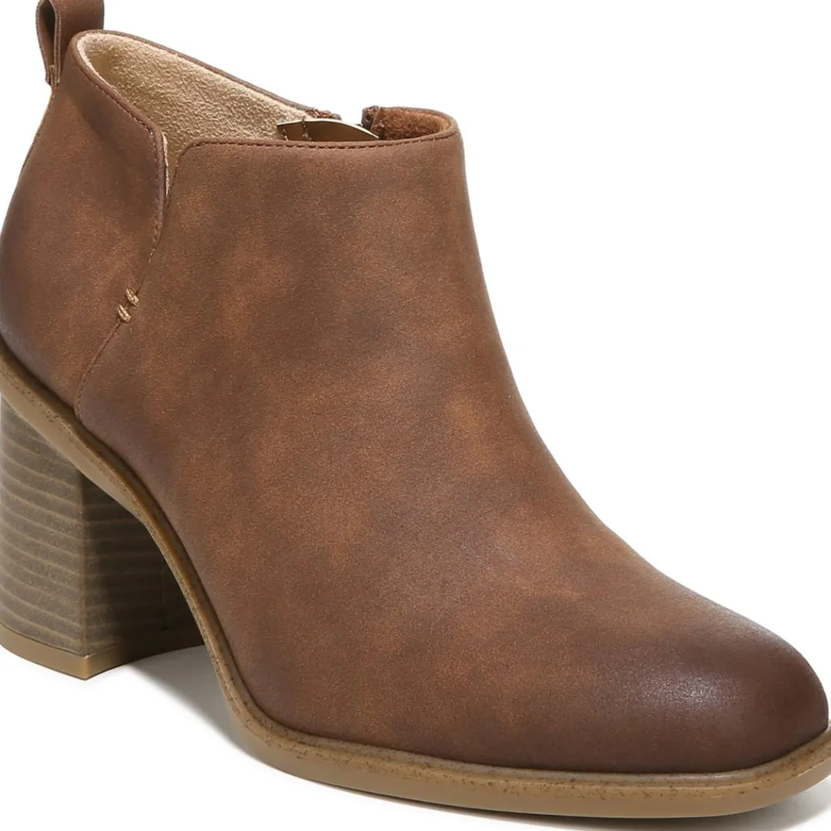 Roxanne Faux Leather Ankle Booties