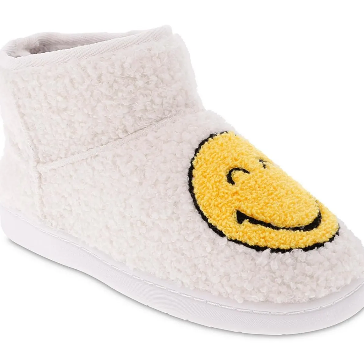Chill Graphic Faux Fur Bootie Slippers