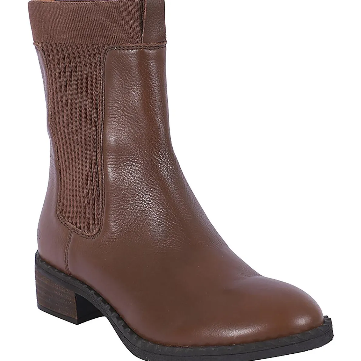 Bernadette Slip On Round Toe Chelsea Boots