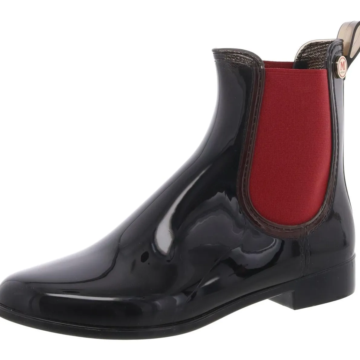 Mixed Media Rubber Chelsea Boots
