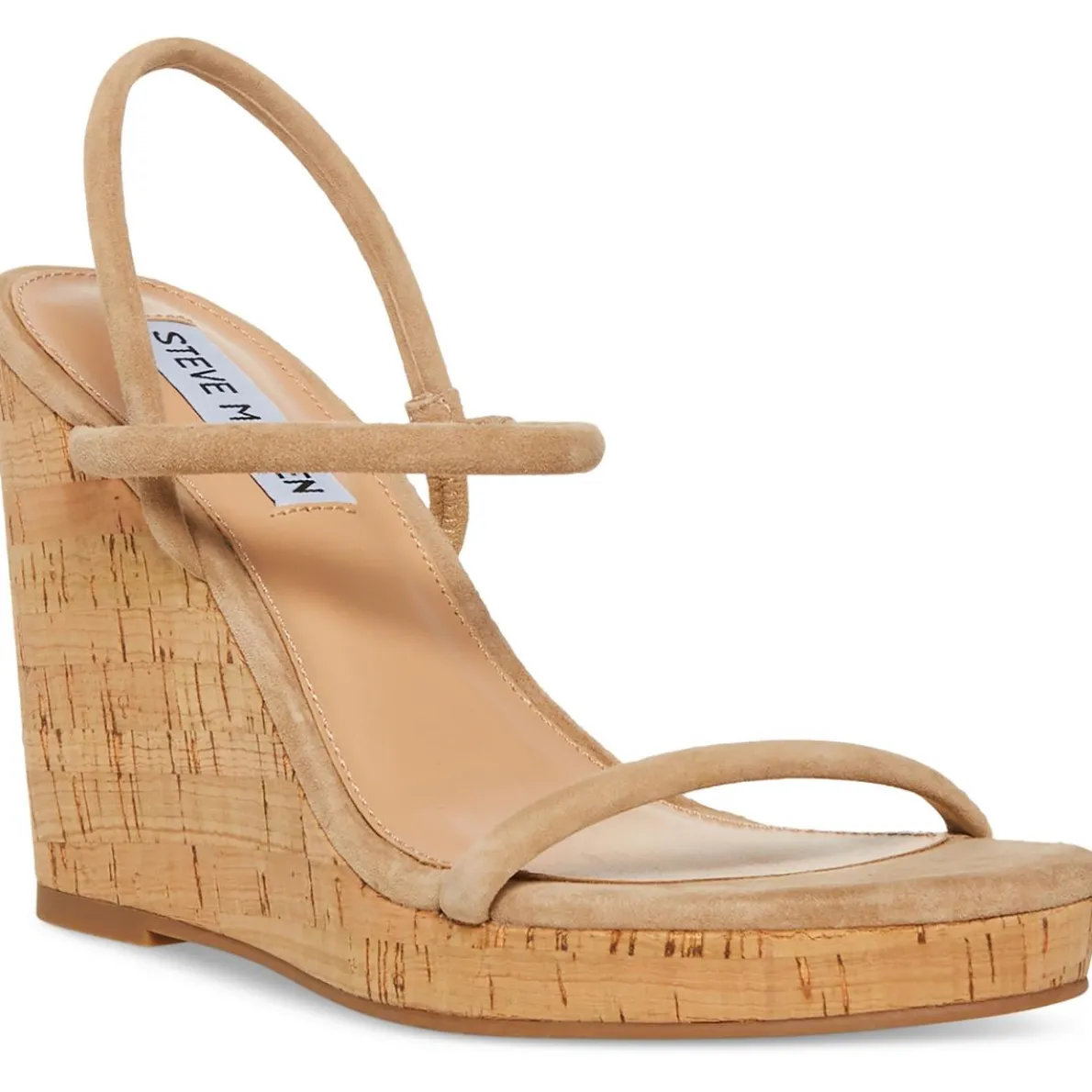 Udell Cork Slip On Wedge Sandals