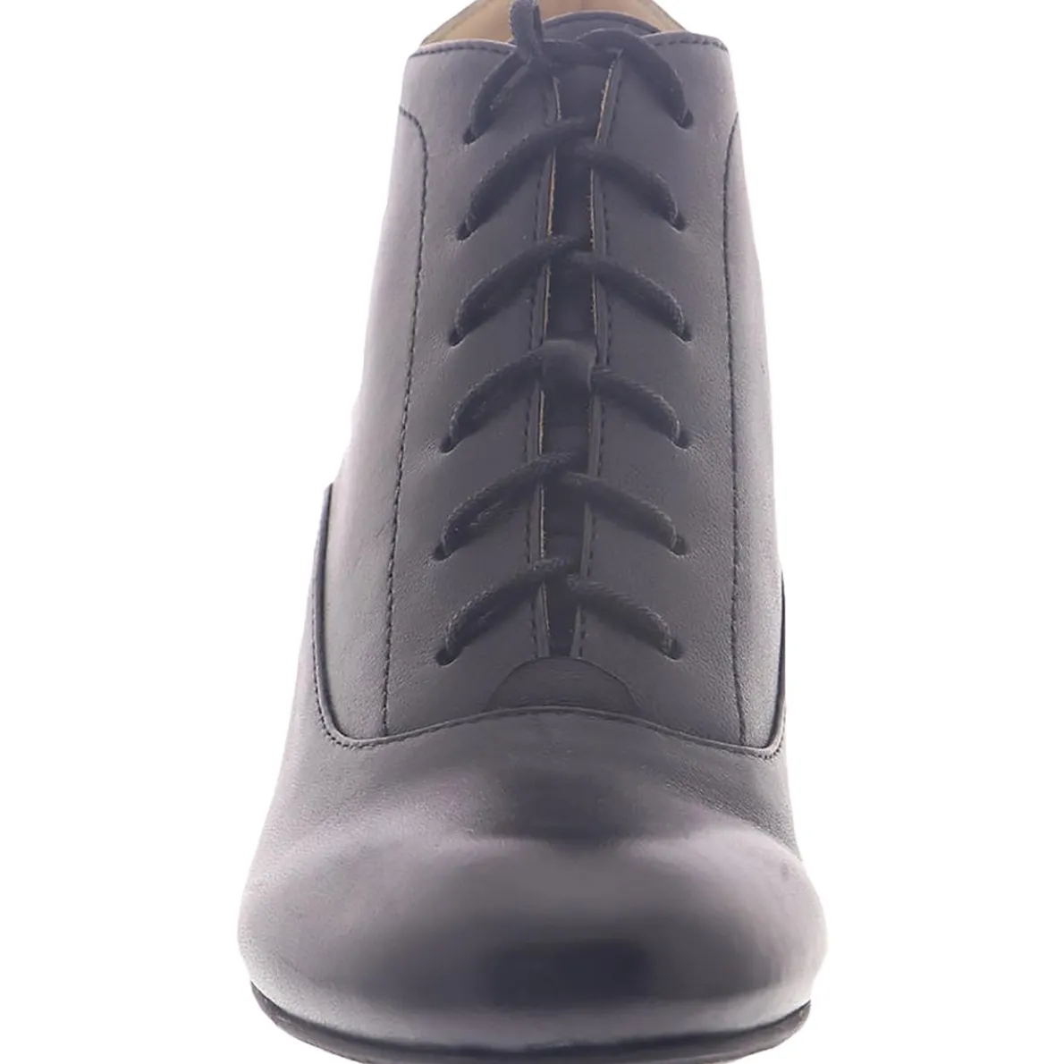 Sam Leather Heels Lace-Up Boot