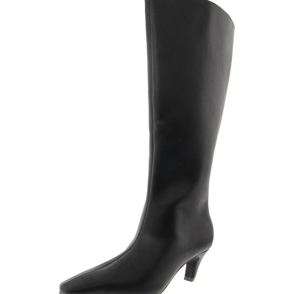 Samey Wide Calf Faux Leather Knee-High Boots