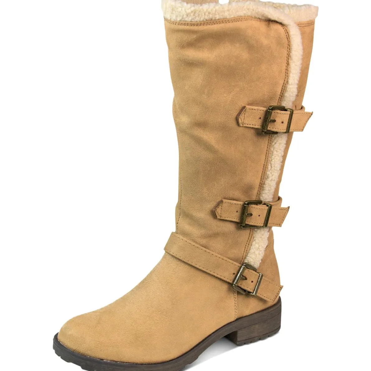 Santell Faux Fur Tall Knee-High Boots