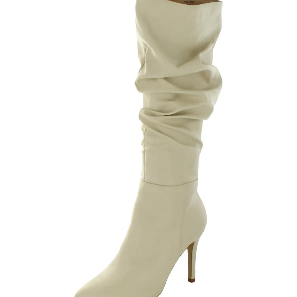 Sarie Faux Leather Slouchy Knee-High Boots