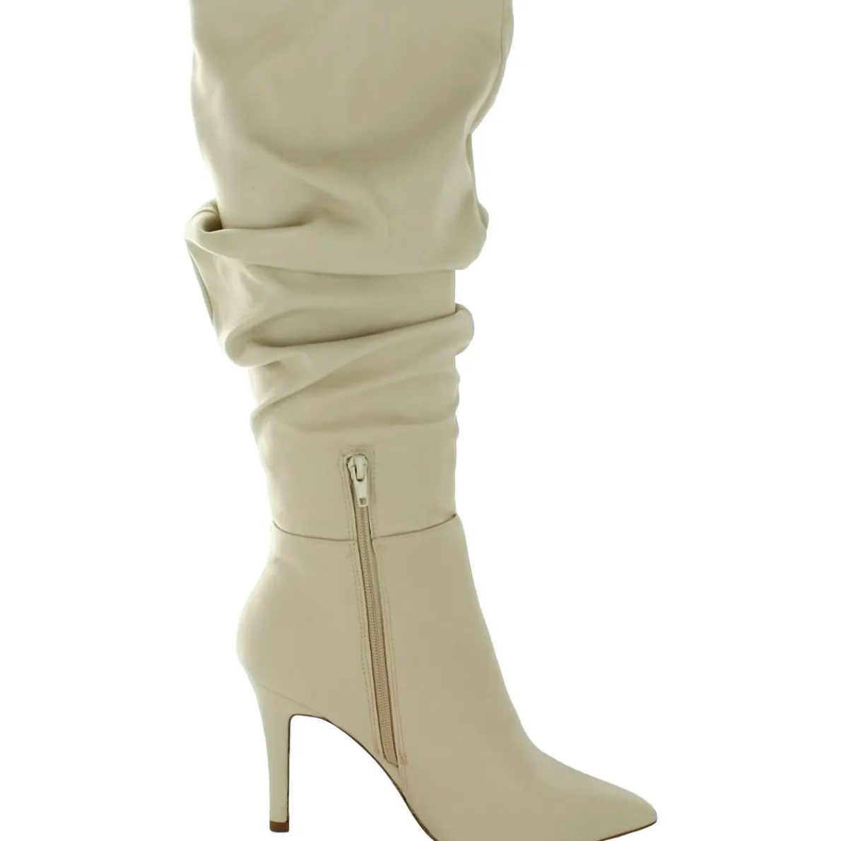 Sarie Faux Leather Slouchy Knee-High Boots