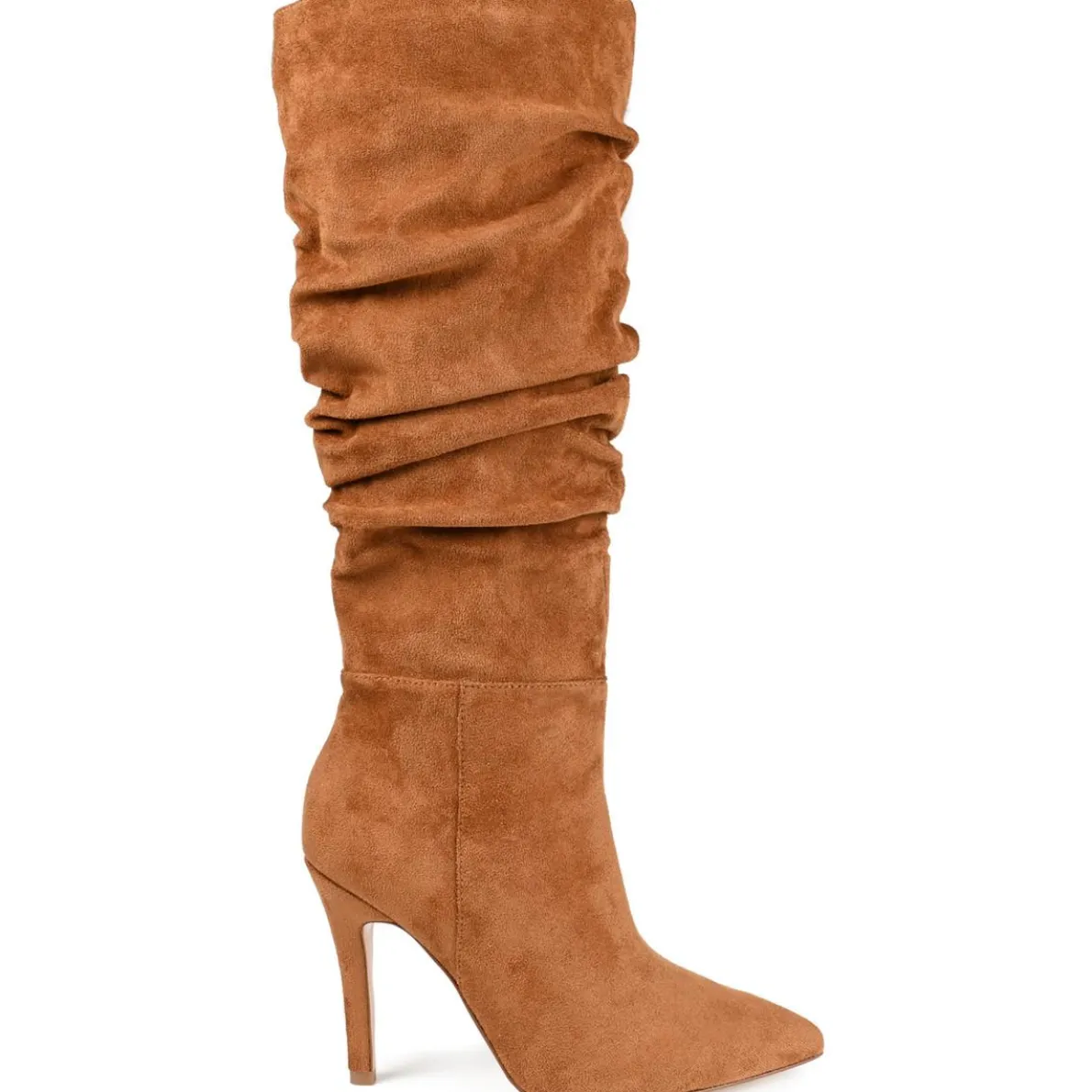 Sarie Faux Leather Slouchy Knee-High Boots