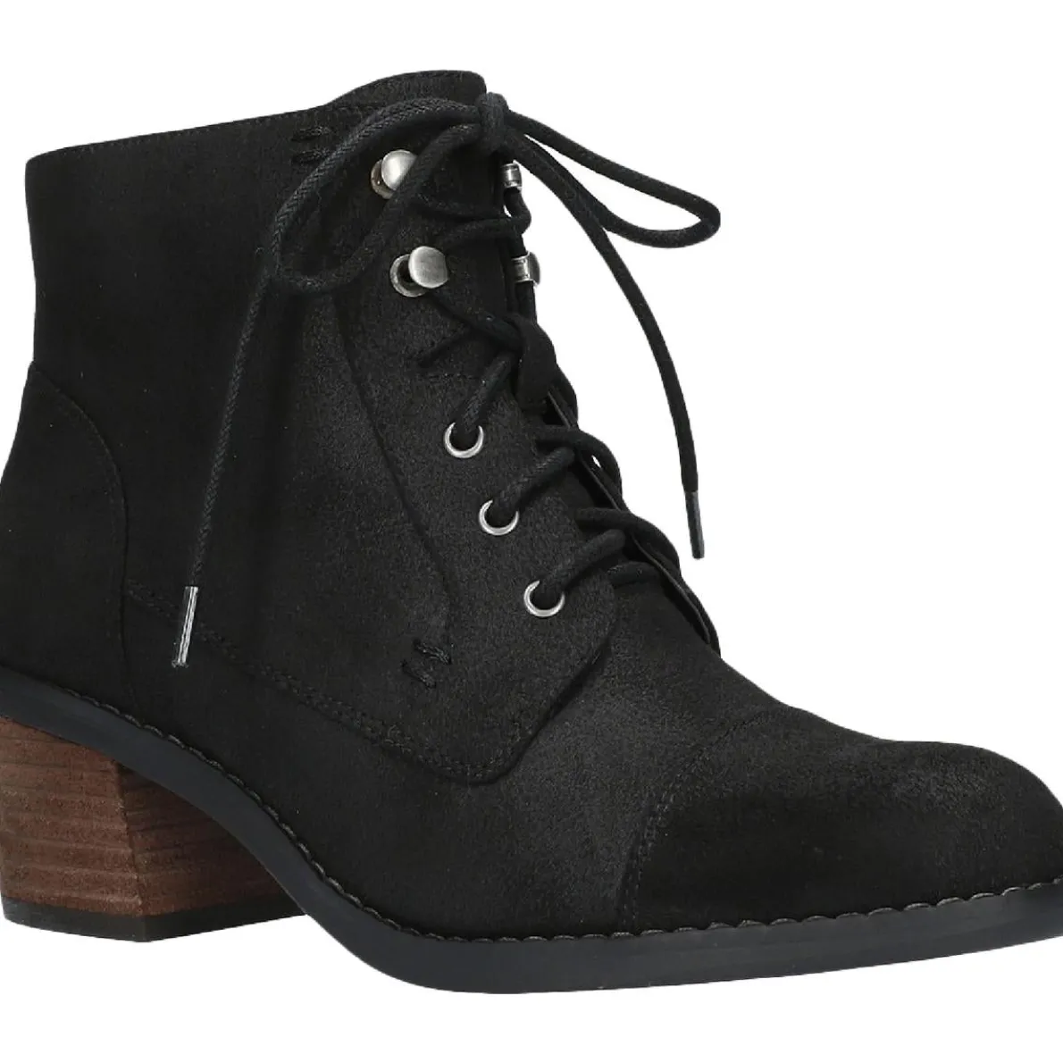 Sarina Padded Insole Ankle Combat & Lace-up Boots