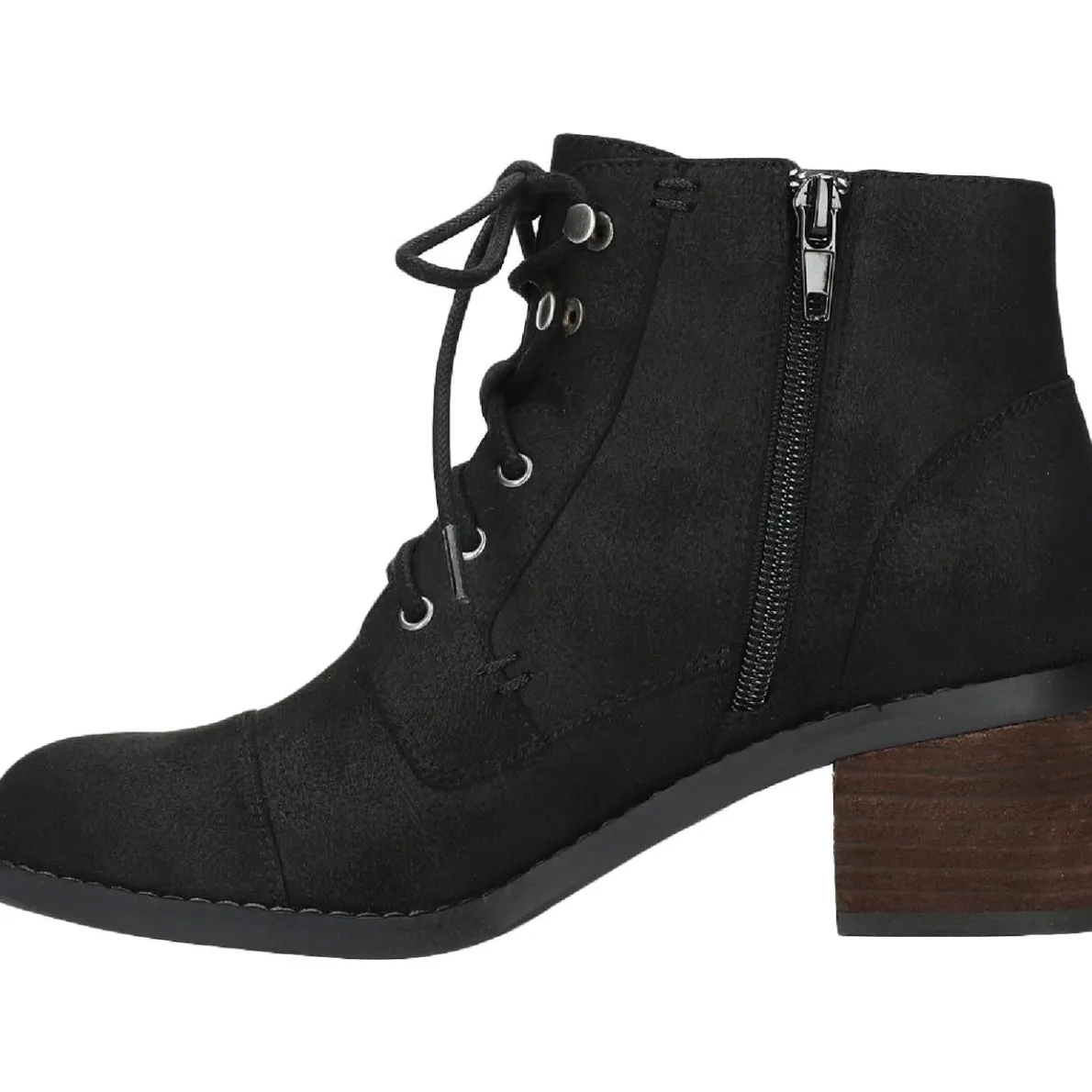 Sarina Padded Insole Ankle Combat & Lace-up Boots