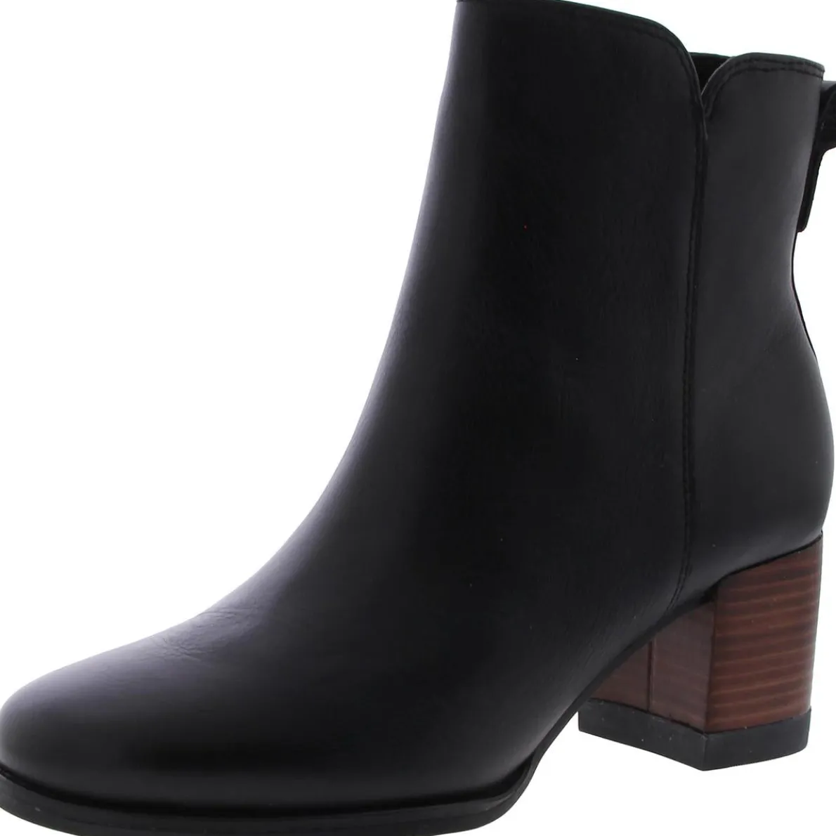 SEAPORT Faux Leather Zipper Booties
