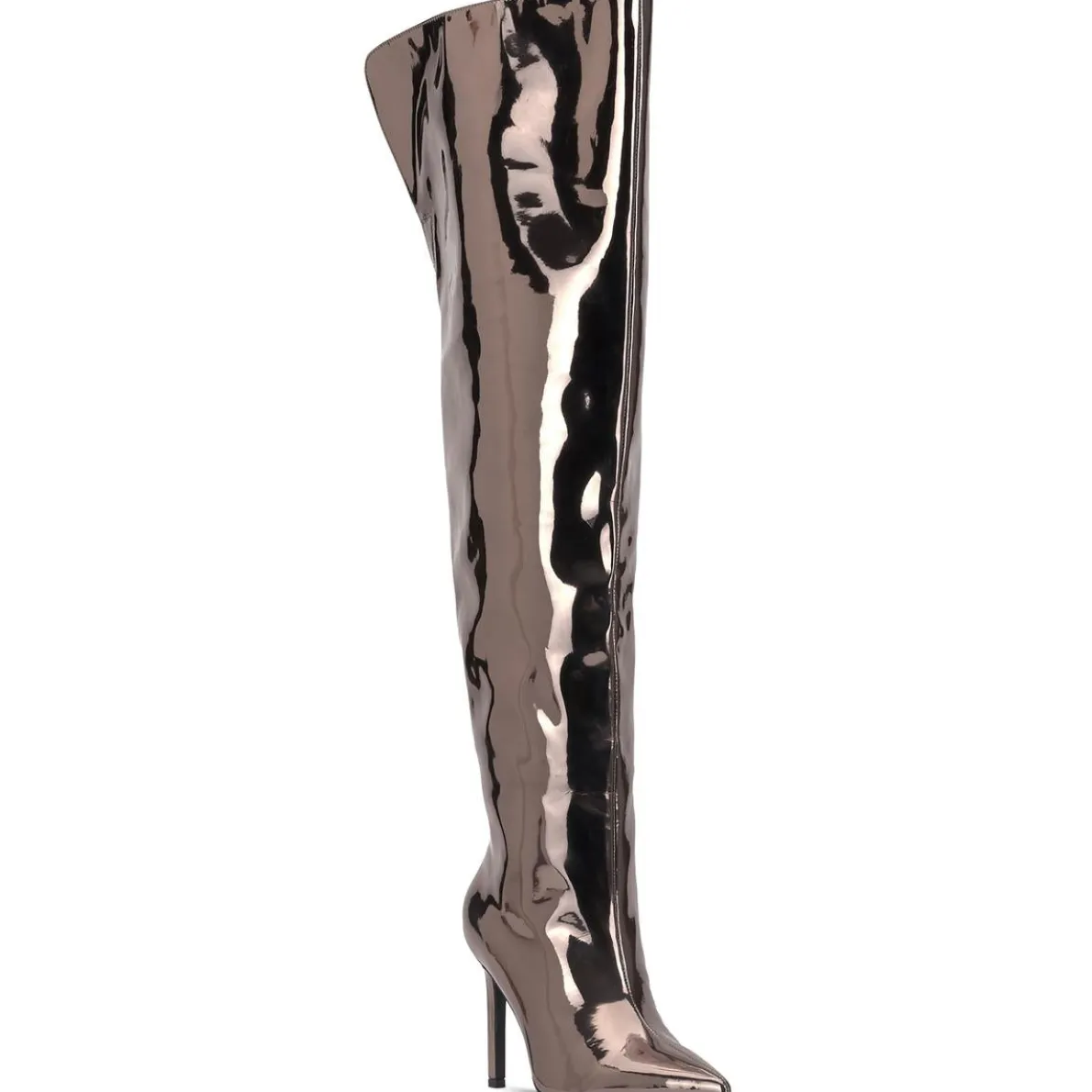 SEDONA Metallic Pointed toe Over-The-Knee Boots