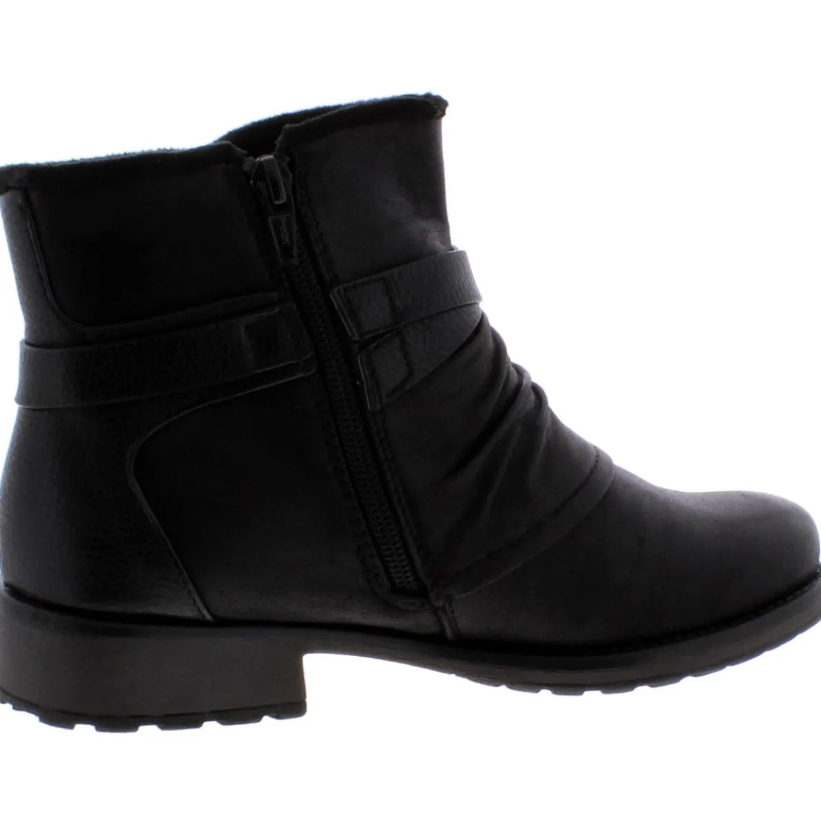 Selyna Lined Faux Leather Booties