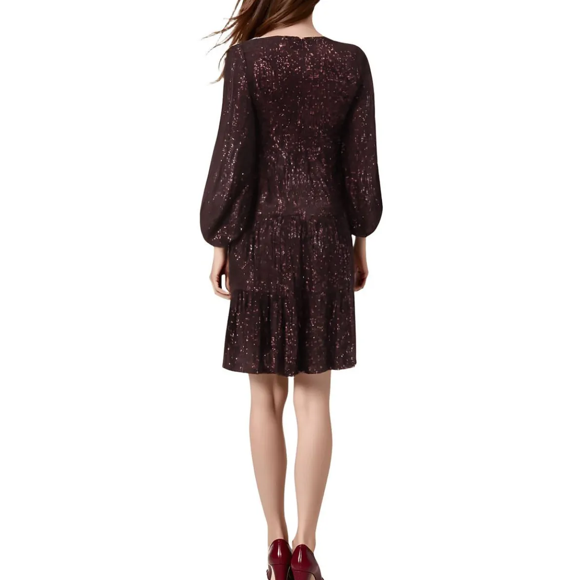 Sequined Mesh Cocktail And Party Dress