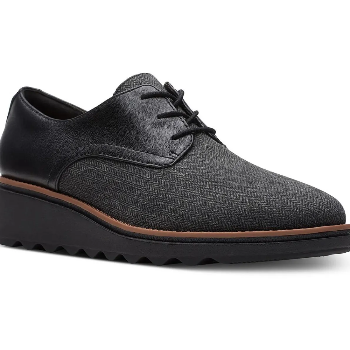 Sharon Rae Lace-Up Leather Oxfords