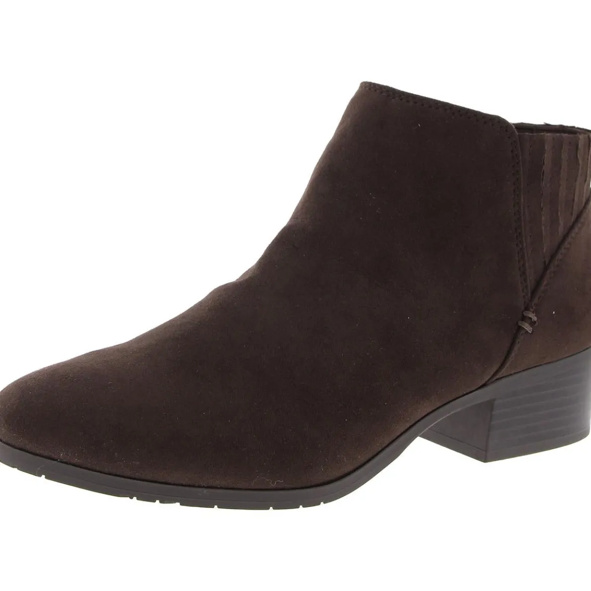 Shea Zipper Faux Suede Ankle Boots
