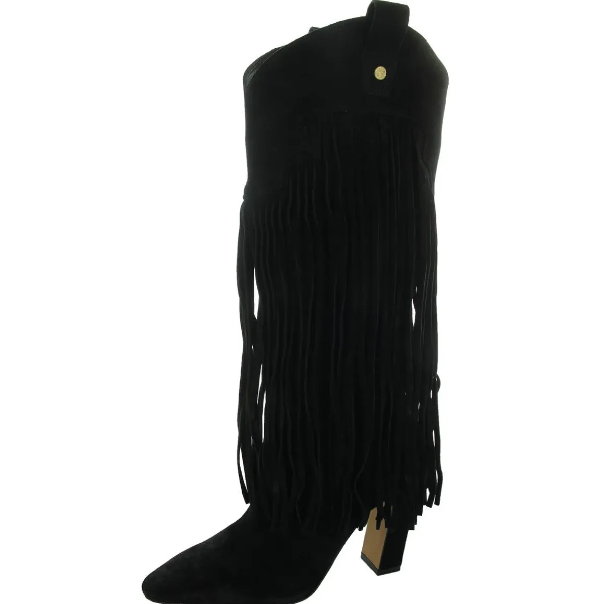Shela Zipper Suede Knee-High Boots
