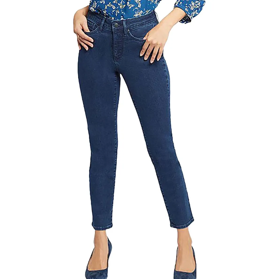 Sheri Mid-Rise Denim Slim Jeans
