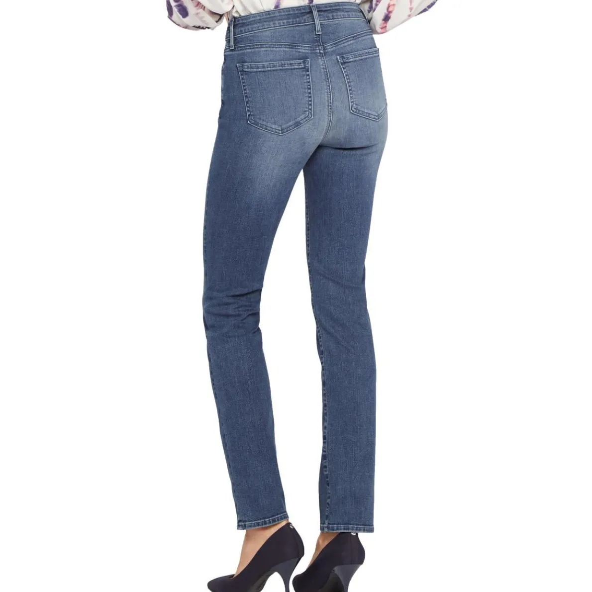 Sheri Mid-Rise Denim Slim Jeans