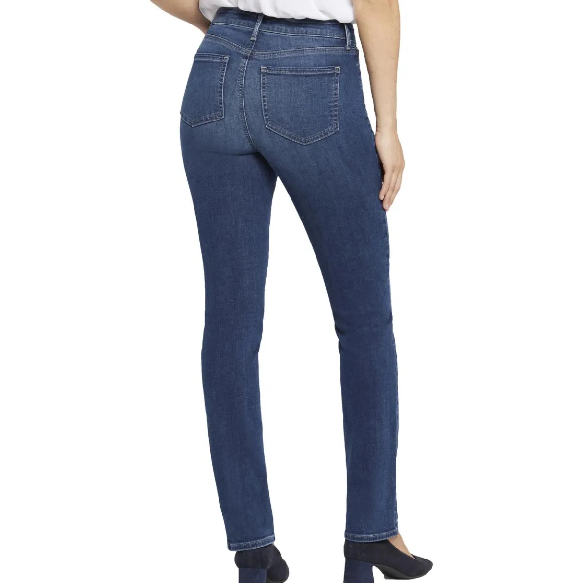 Sheri Mid-Rise Denim Slim Jeans