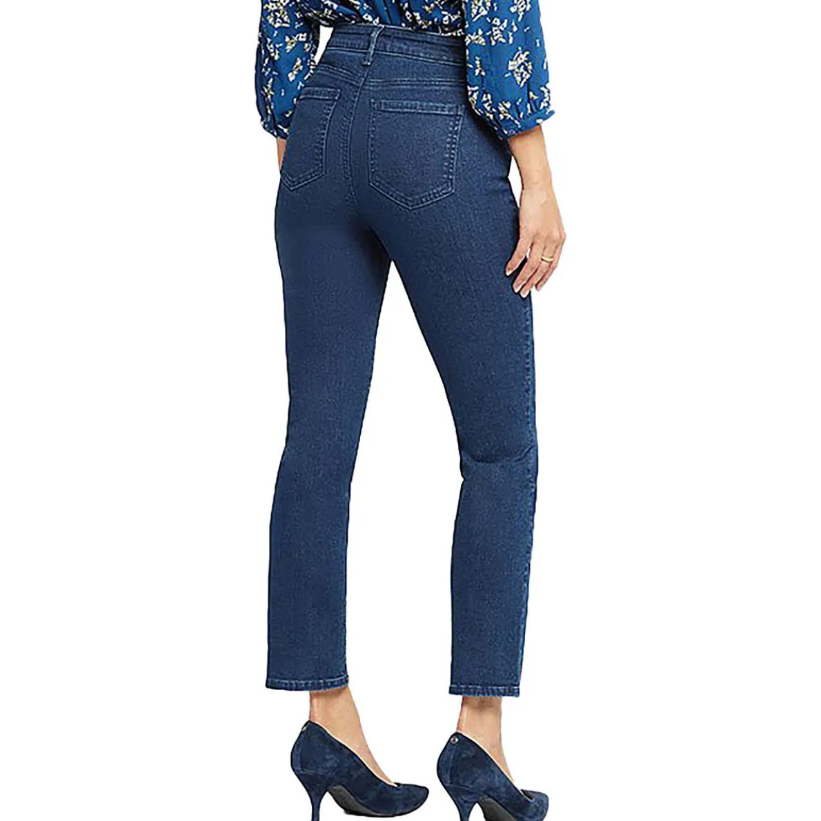 Sheri Mid-Rise Denim Slim Jeans