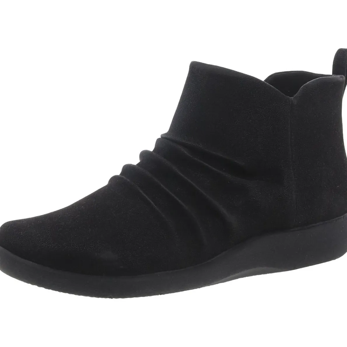 Sillian Gemma Faux Suede Zip Up Ankle Boots