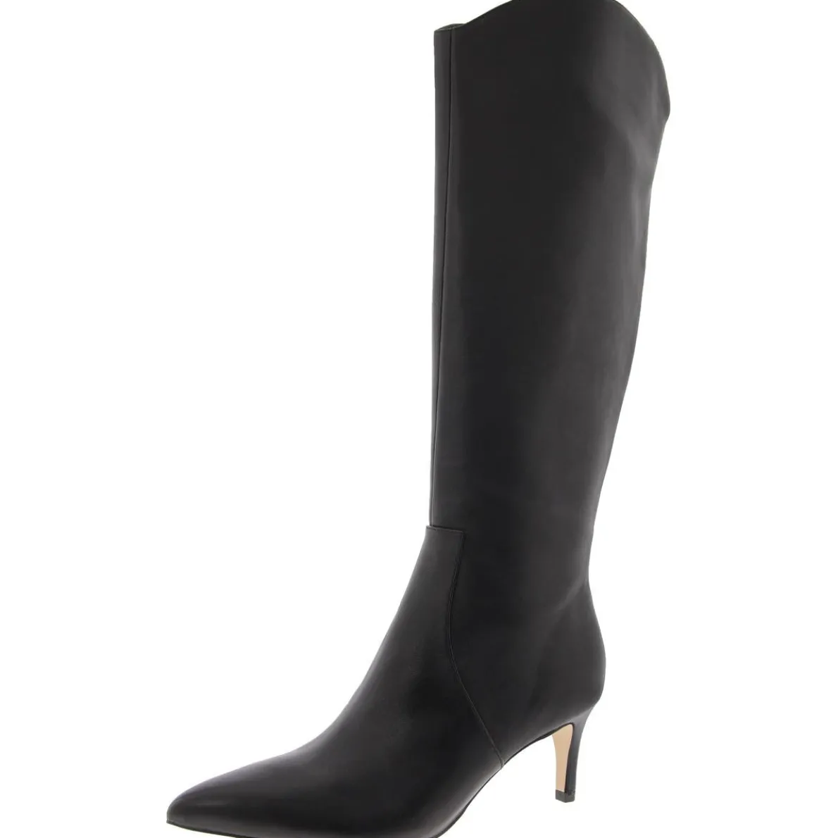 Sirena Zipper Leather Knee-High Boots