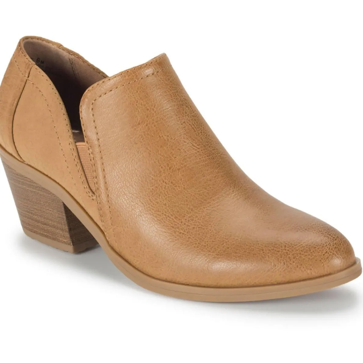 SLAINE Faux Leather Animal Print Shooties