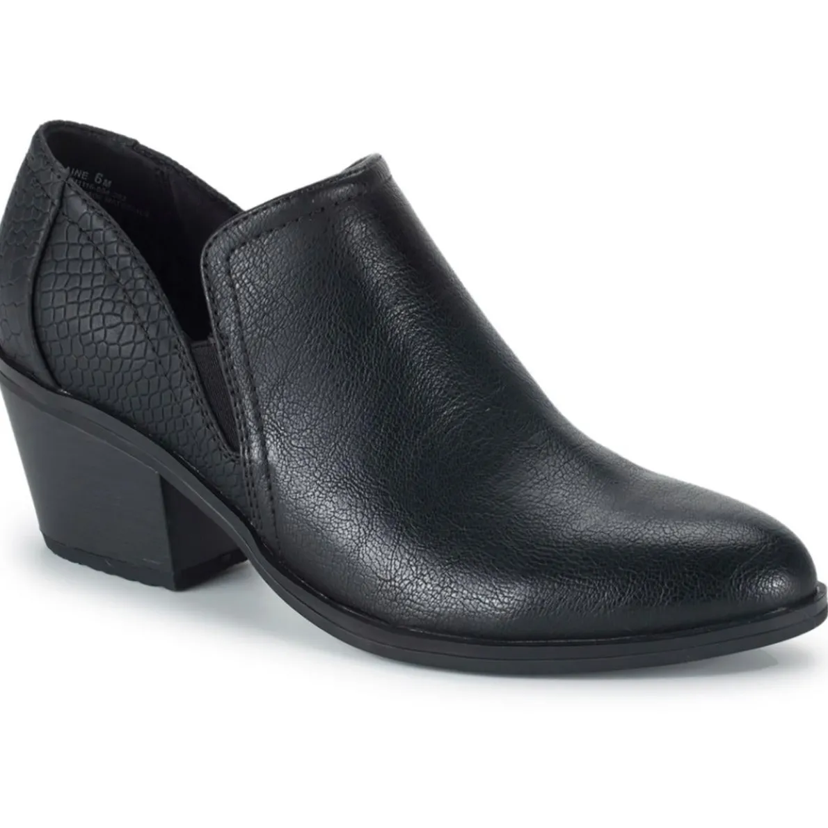 SLAINE Faux Leather Animal Print Shooties