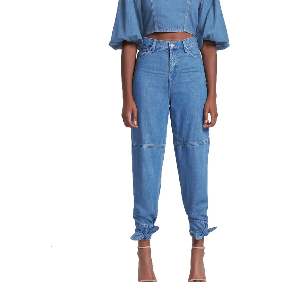 Slit Wide Leg Jeans