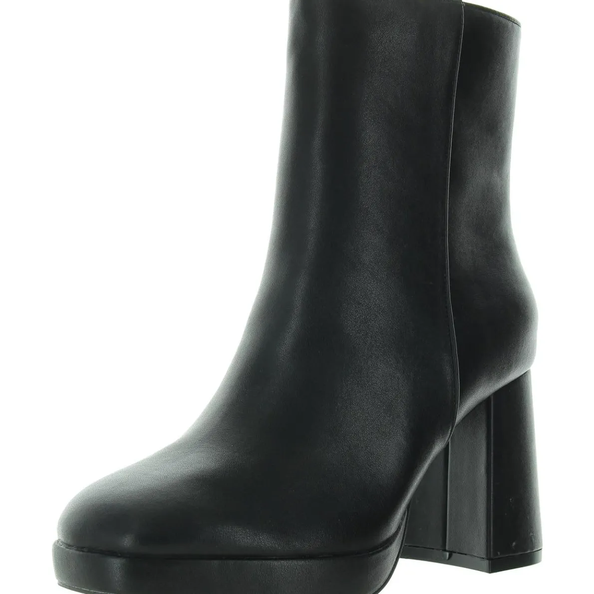 Slug bug Zipper Faux Leather Booties