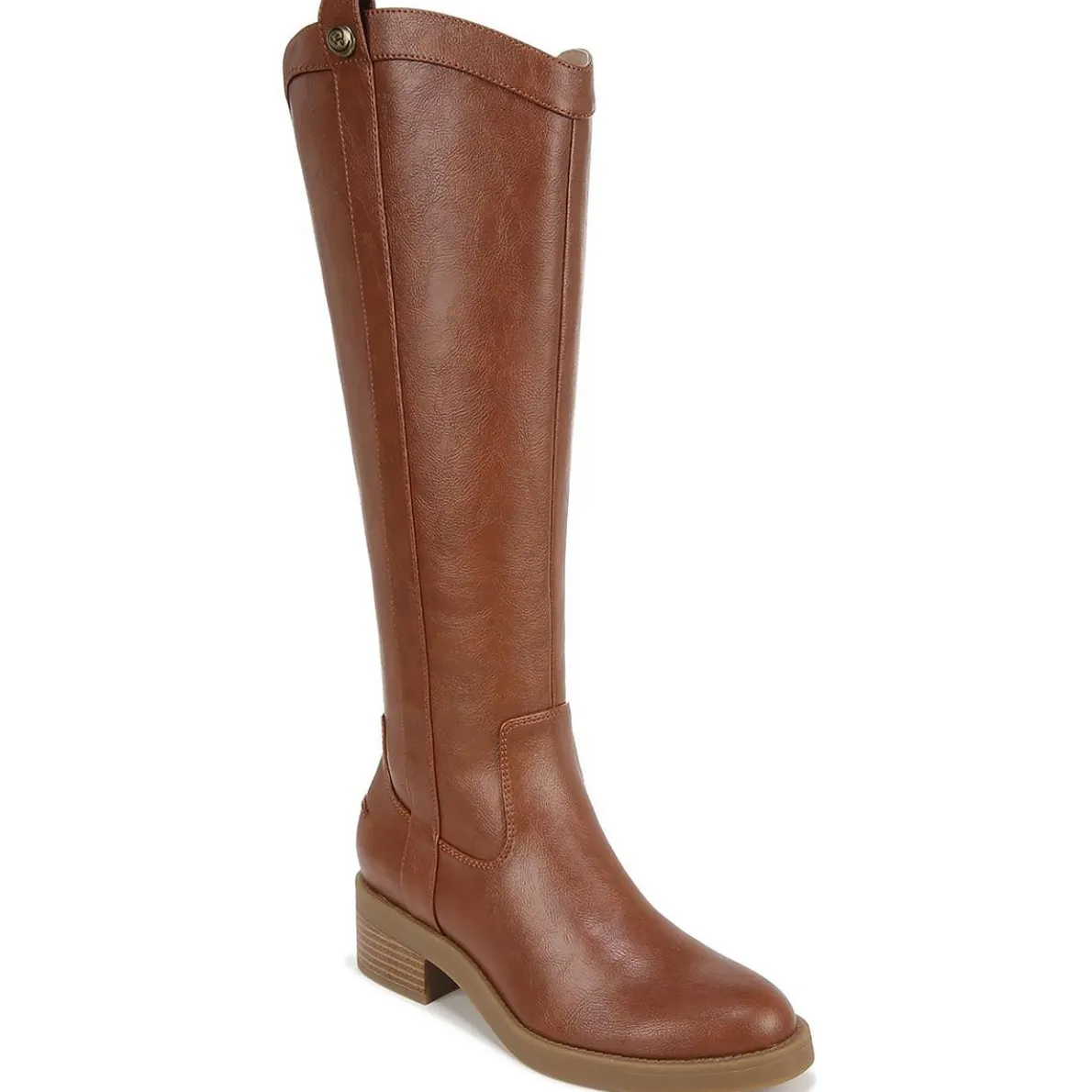 Bridgett Faux Leather Wide Calf Knee-High Boots