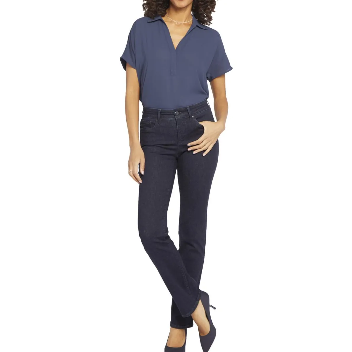 Marilyn Tummy Slimming Denim Straight Leg Jeans