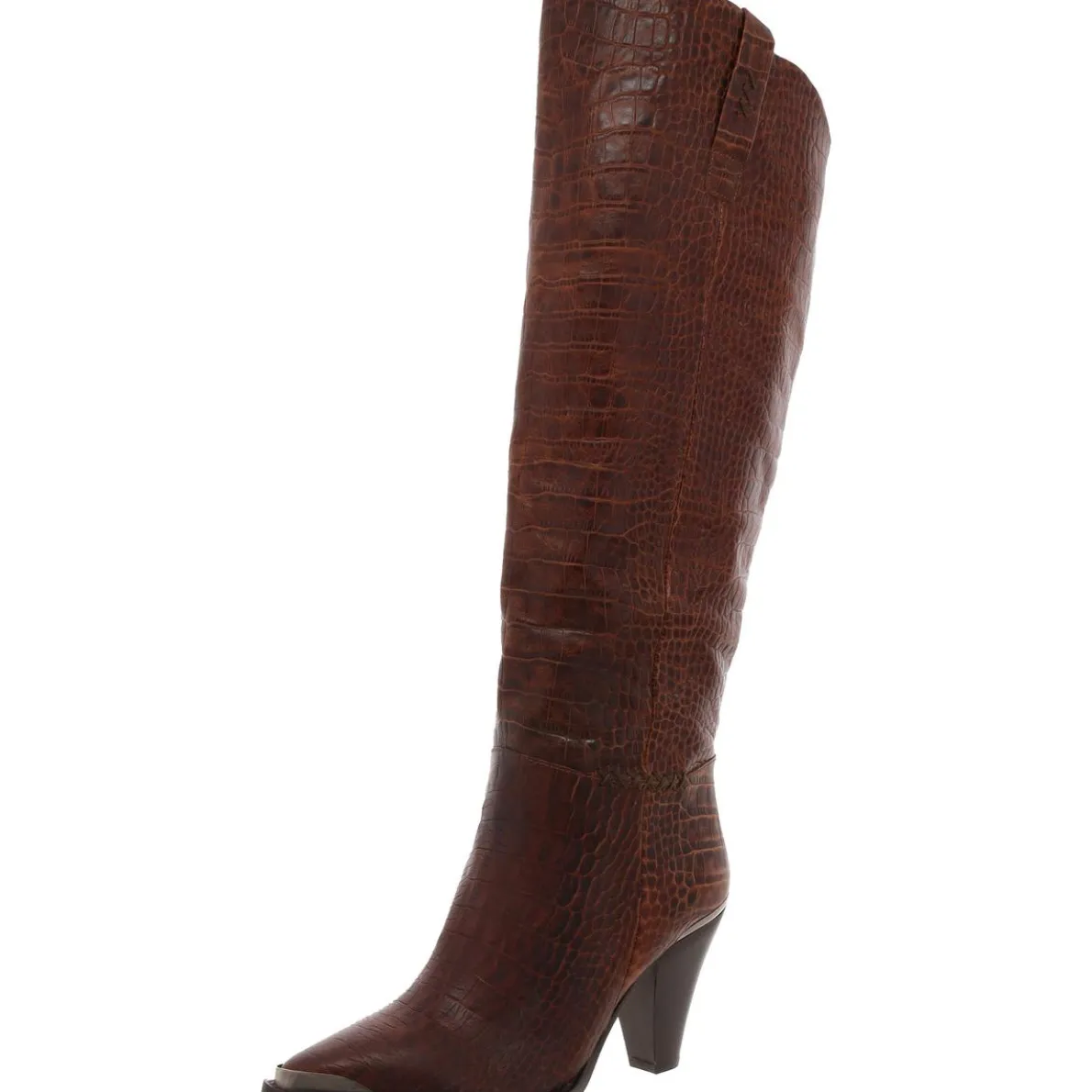 Snake Print Over-The-Knee Boots