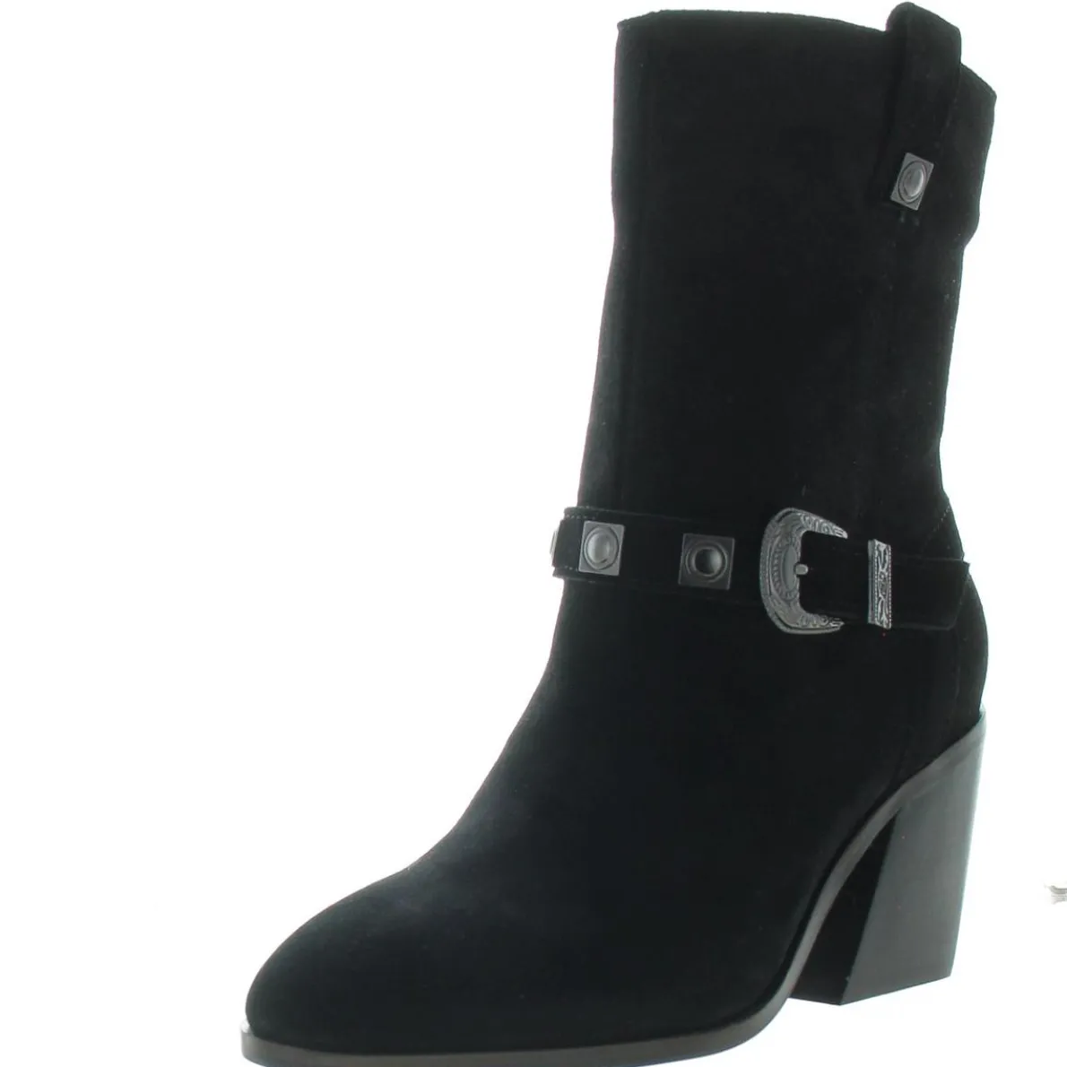 sogn Buckle Leather Cowboy, Western Boots