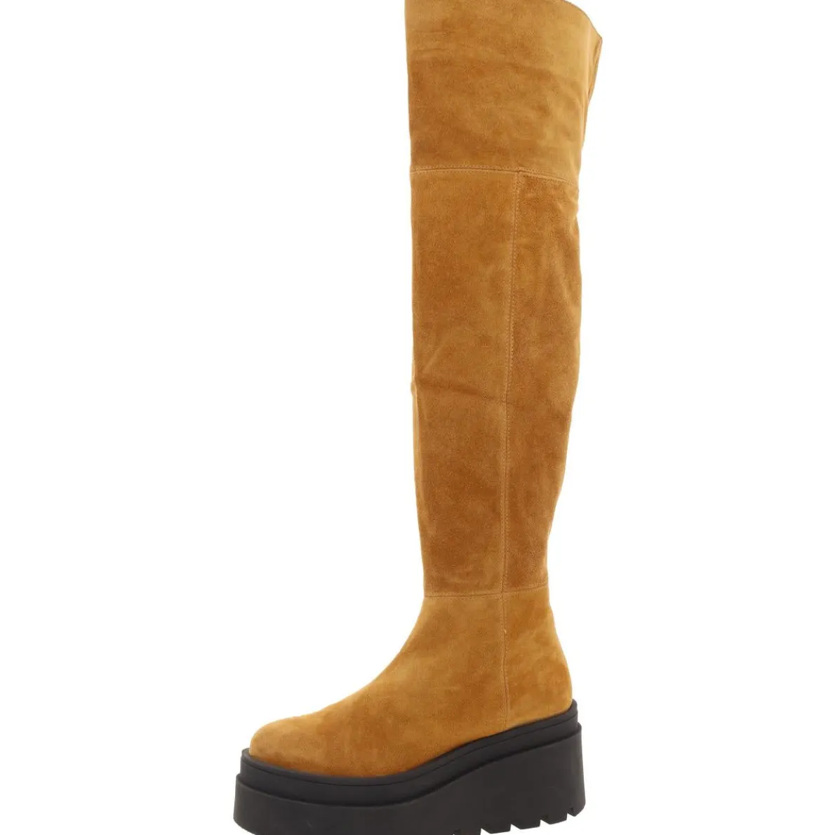 Solid Knee-High Boots