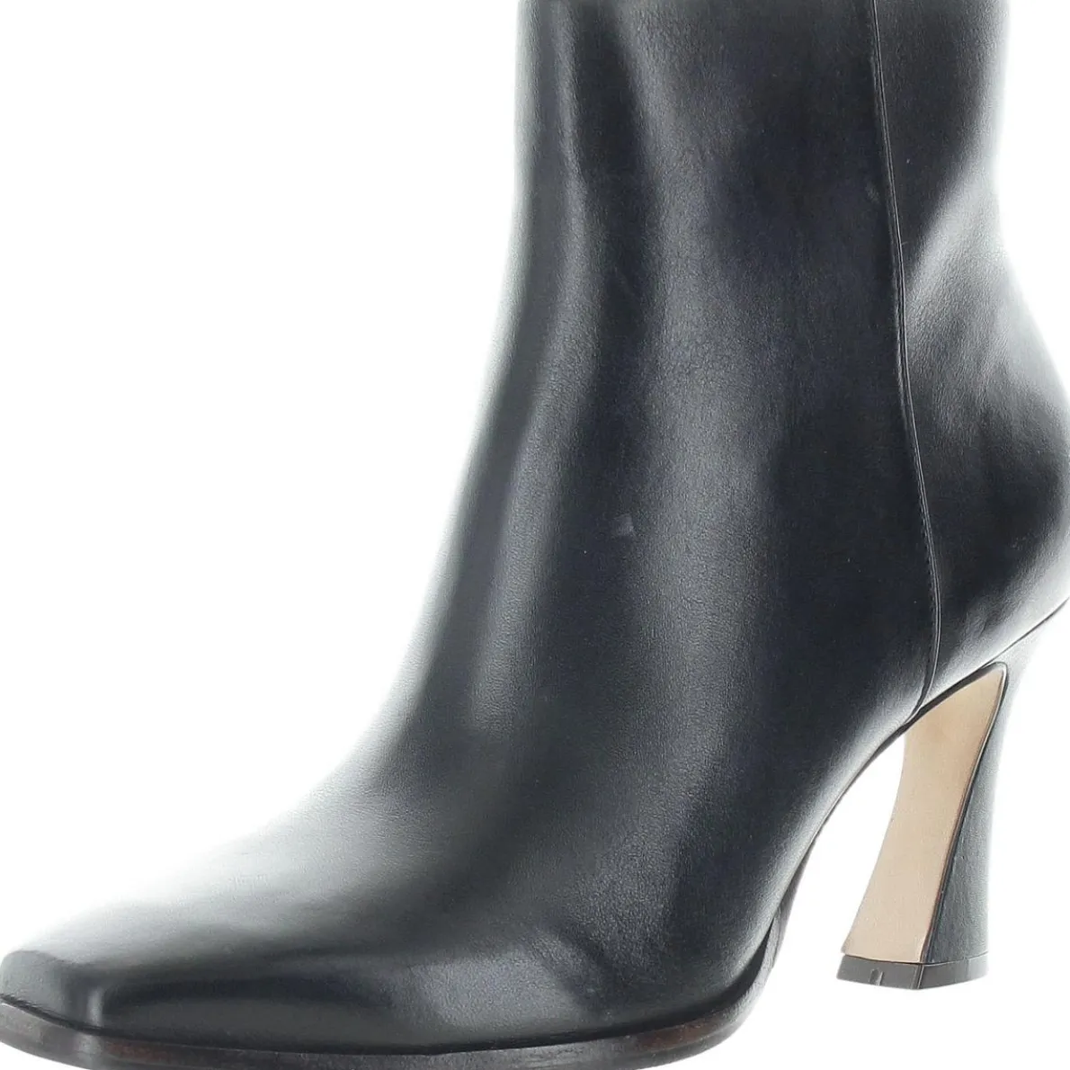 Solid Leather Ankle Boots