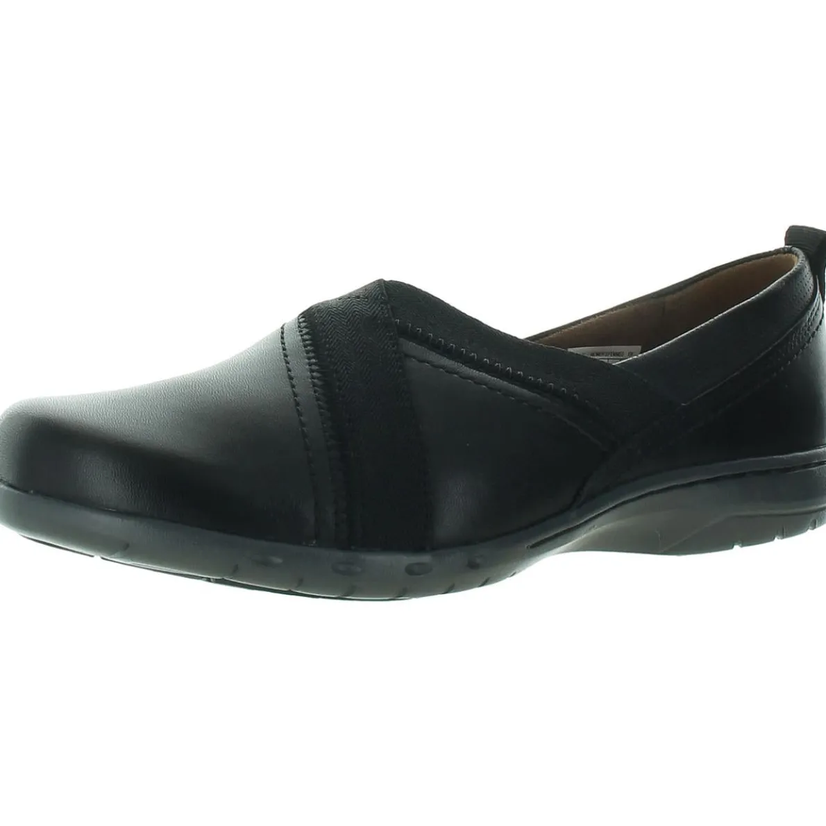 Solid Leather Flat Shoes