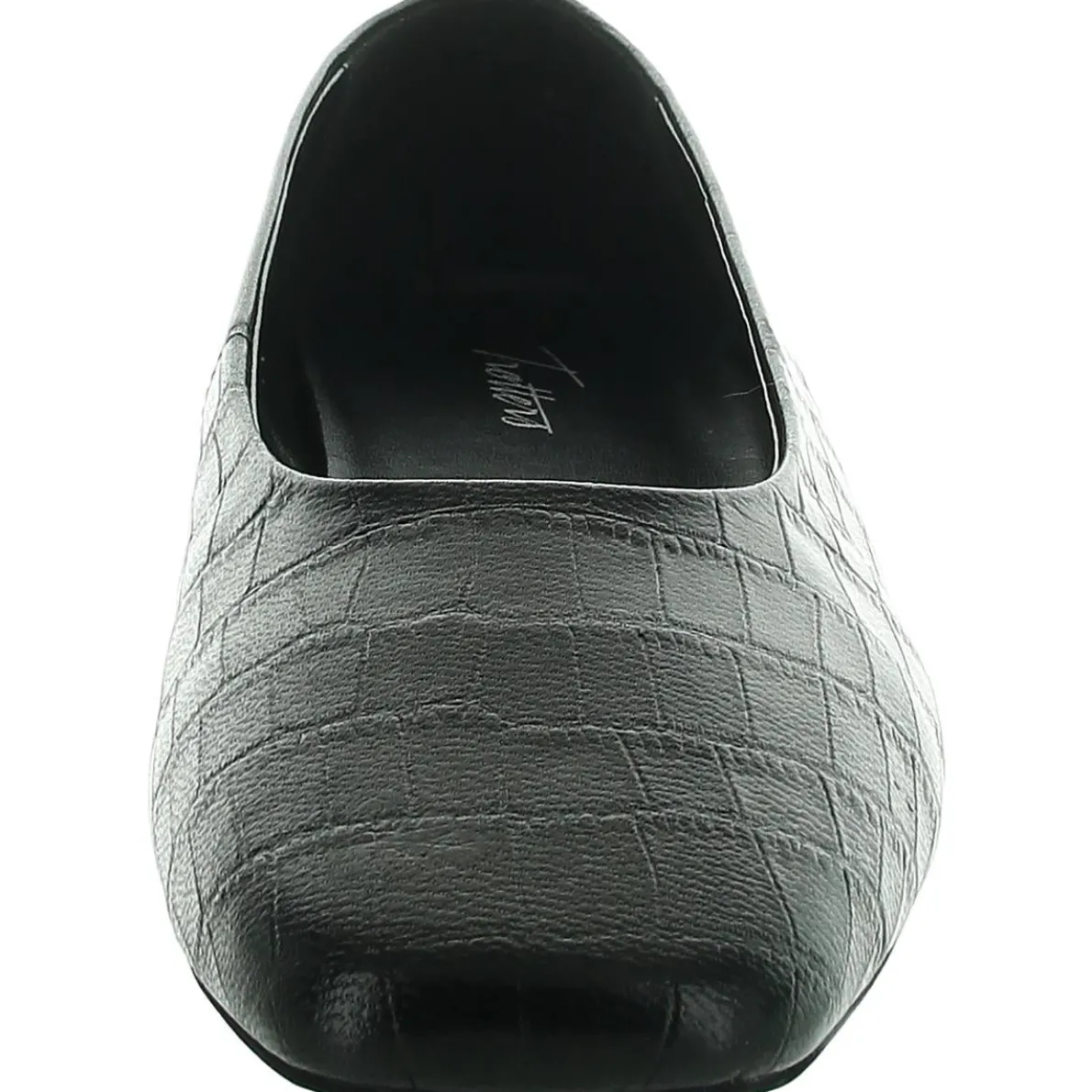 Solid Leather Flat Shoes