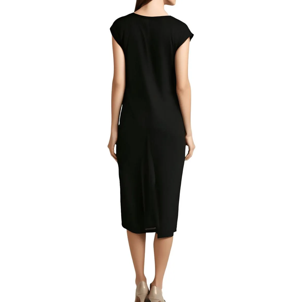 Solid Modal Midi Dress
