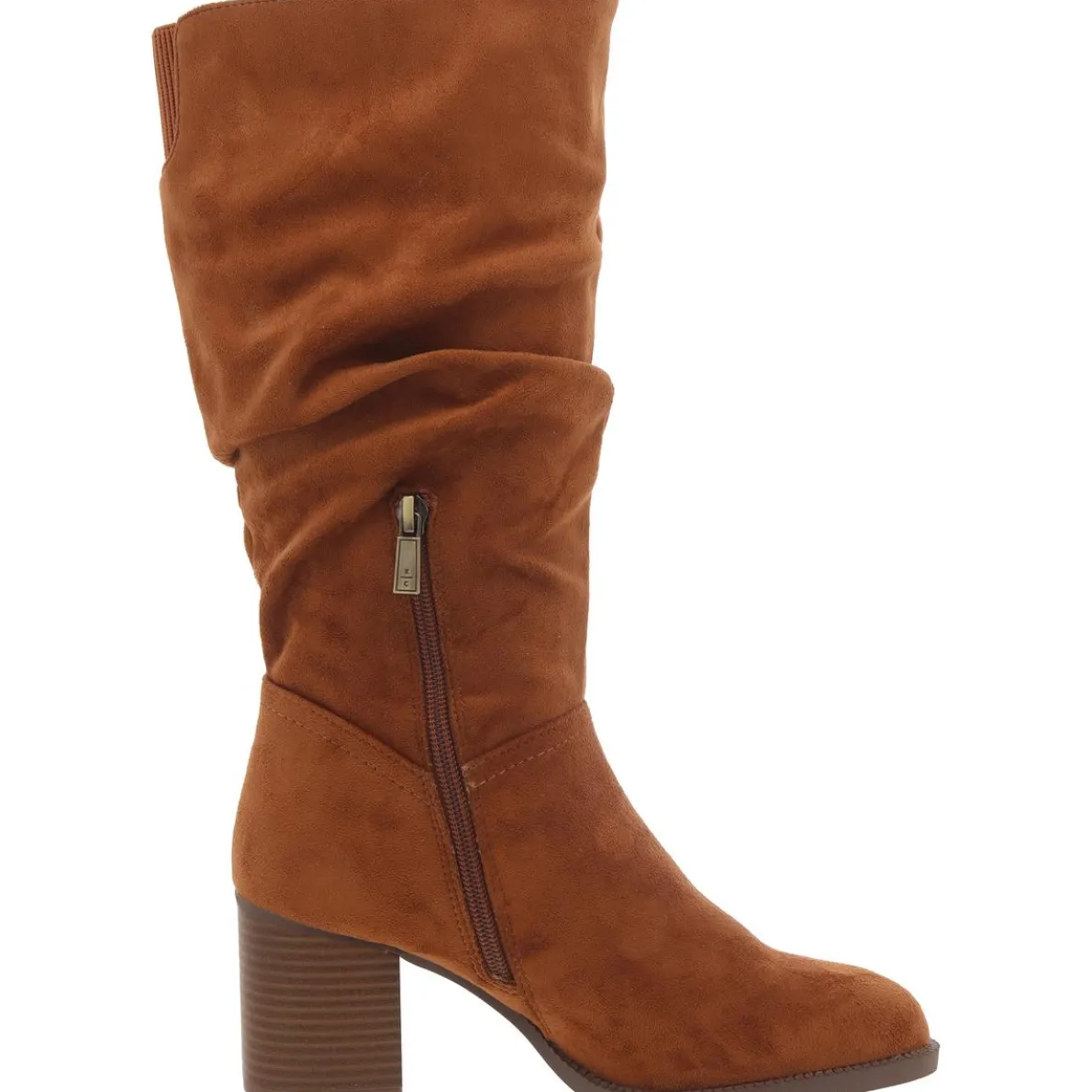 Sonia Faux Suede Casual Mid-Calf Boots