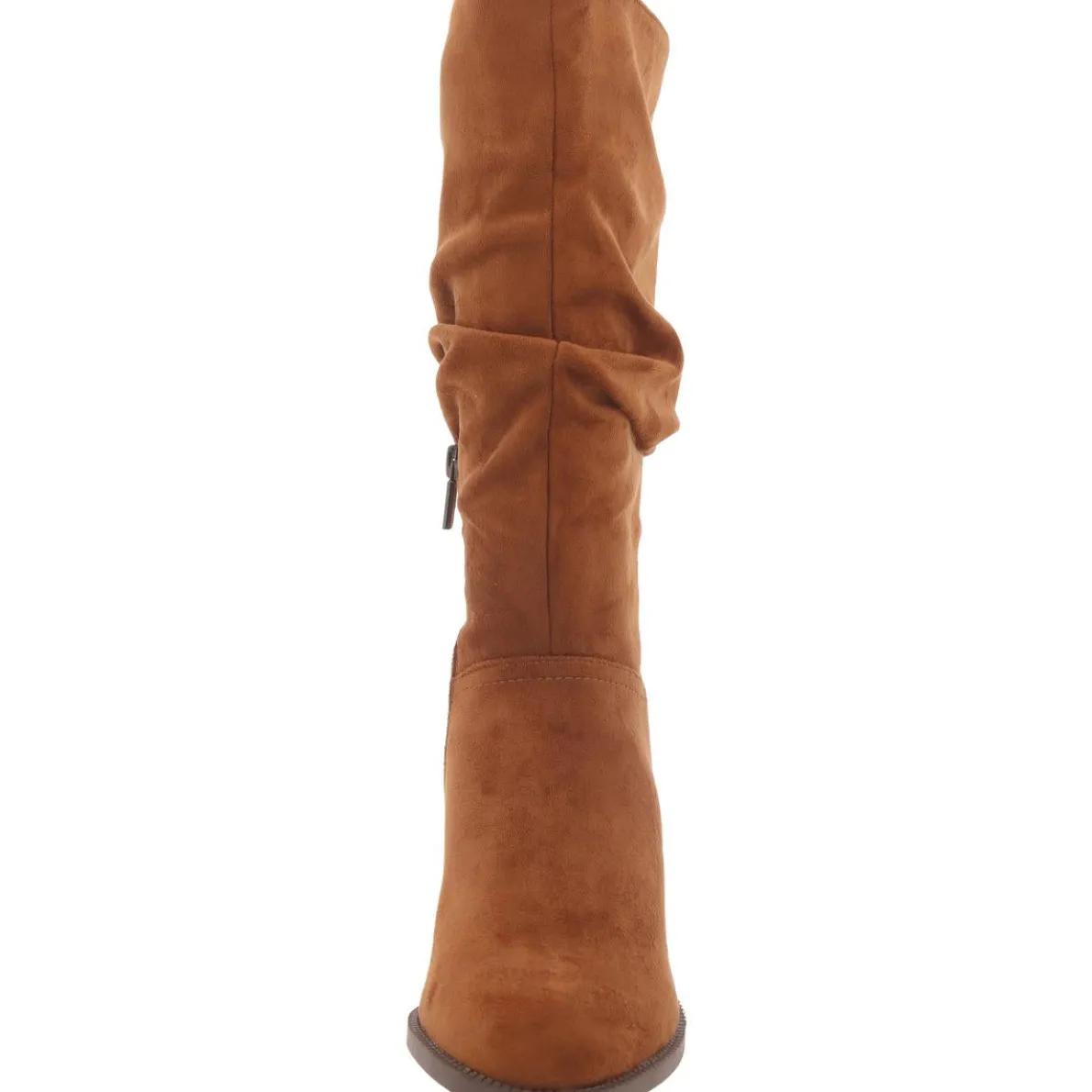 Sonia Faux Suede Casual Mid-Calf Boots