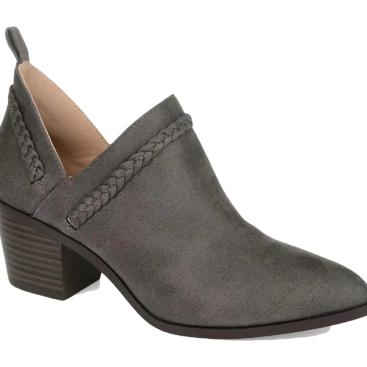 Sophie Microsuede Pointed Toe Ankle Boots