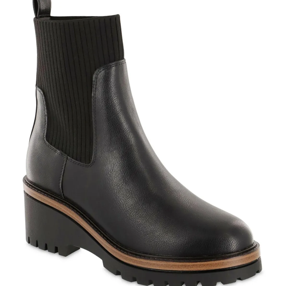 Soraya Faux Leather Mid-Calf Boots