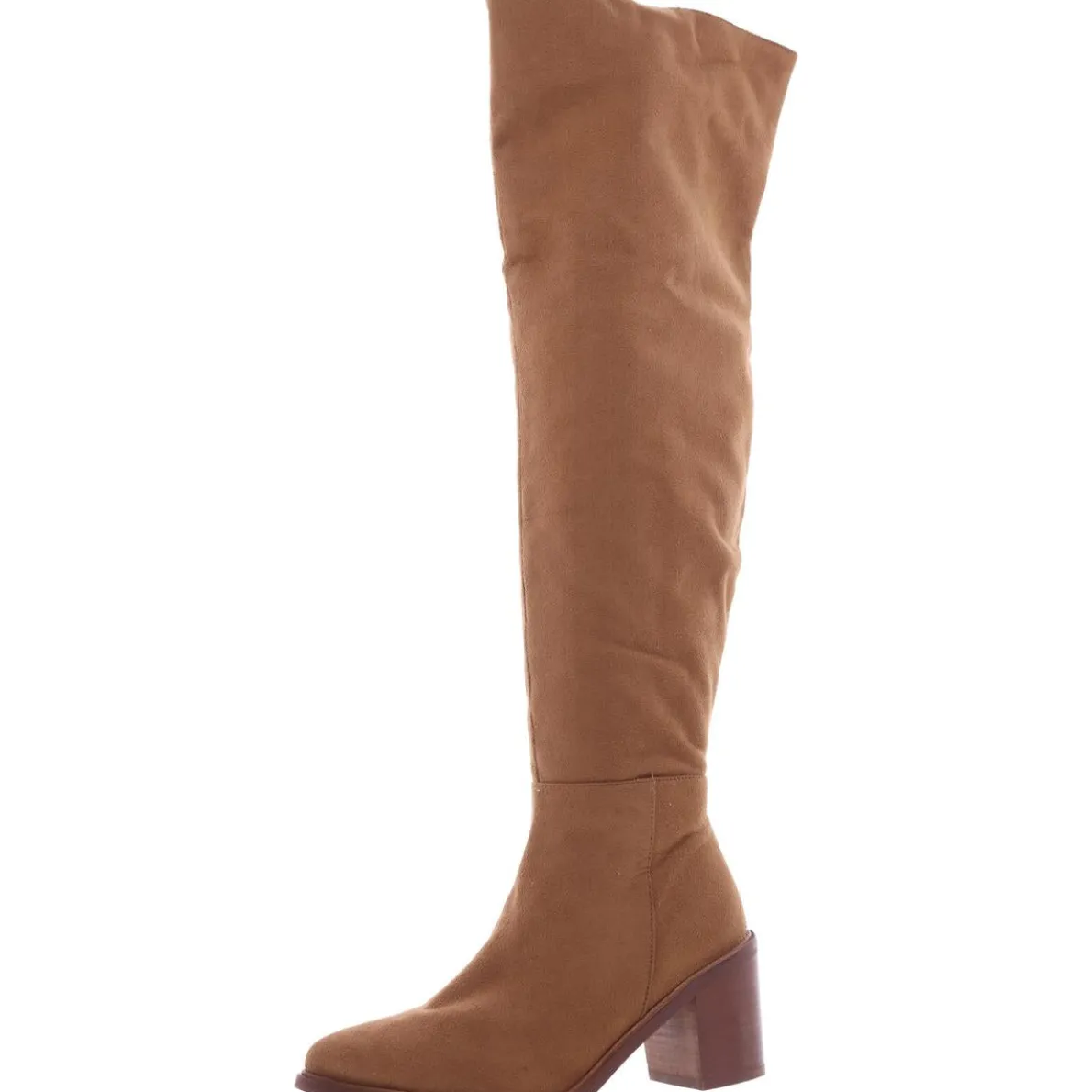 Faux Suede Tall Over-The-Knee Boots