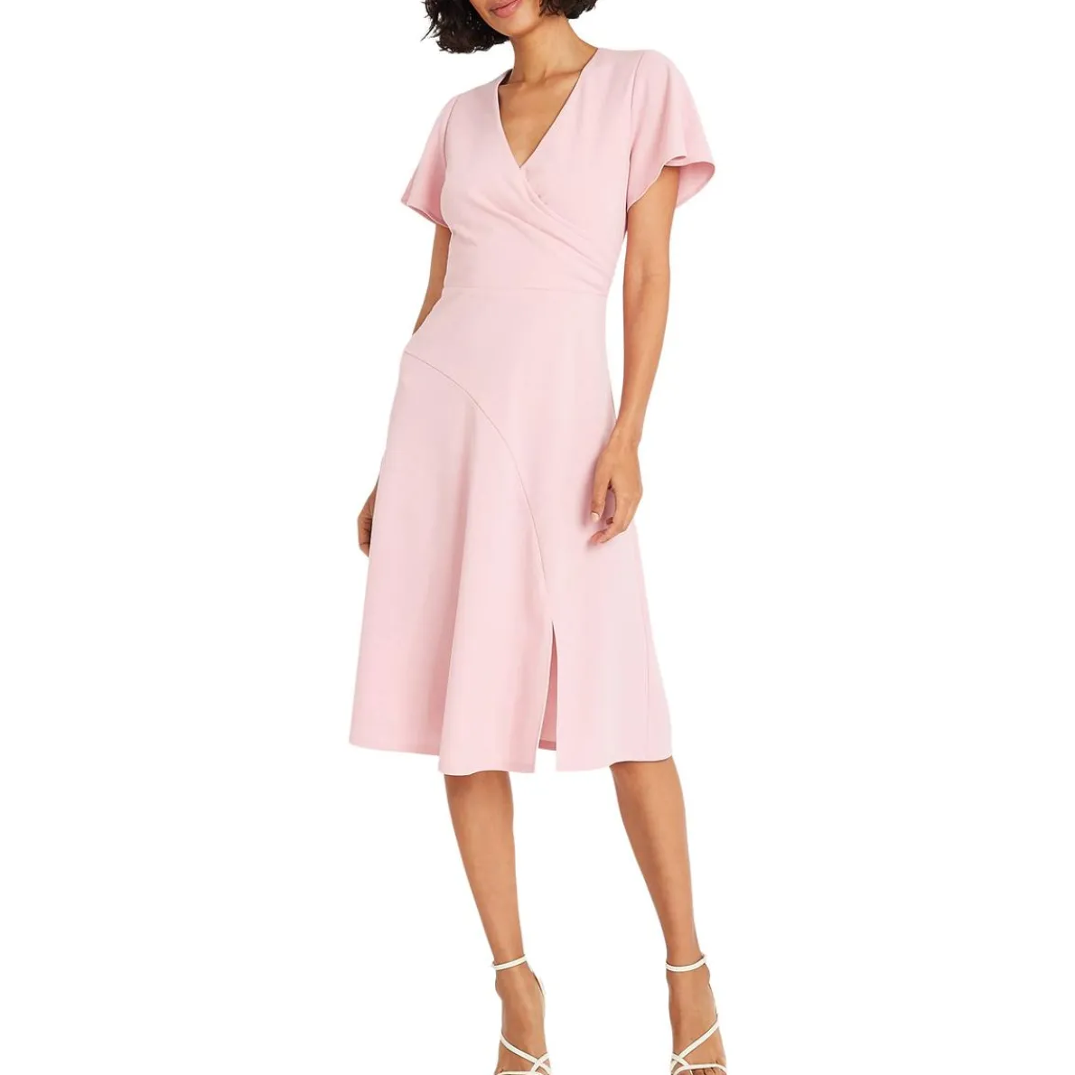 Split Hem Midi Dress