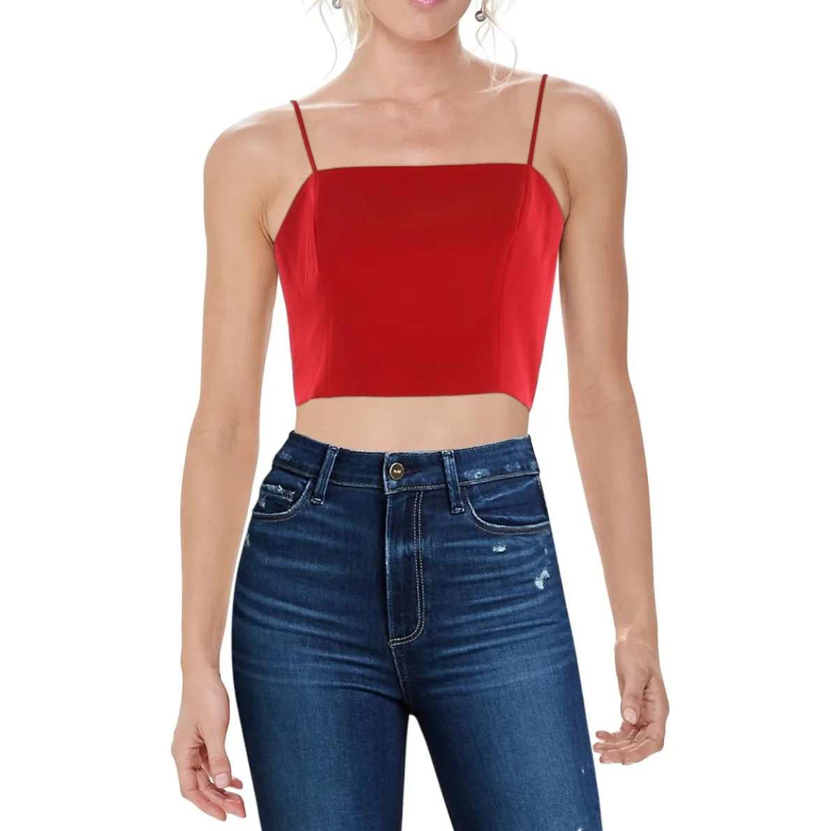 Square Neck Short Cropped