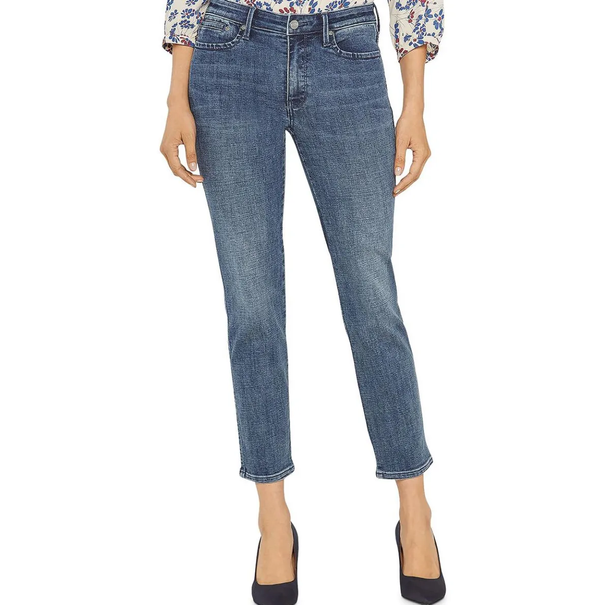 Stella Denim Tapered Straight Leg Jeans